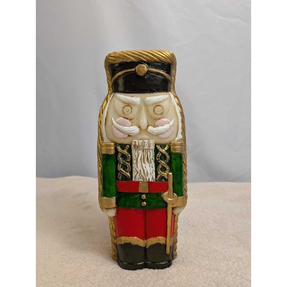 Vintage Nutcracker Candle Christmas Decor Festive Holiday Home‎ Accent